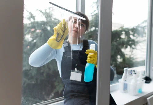 Nettoyage de vitres intérieures et extérieures à Lantic